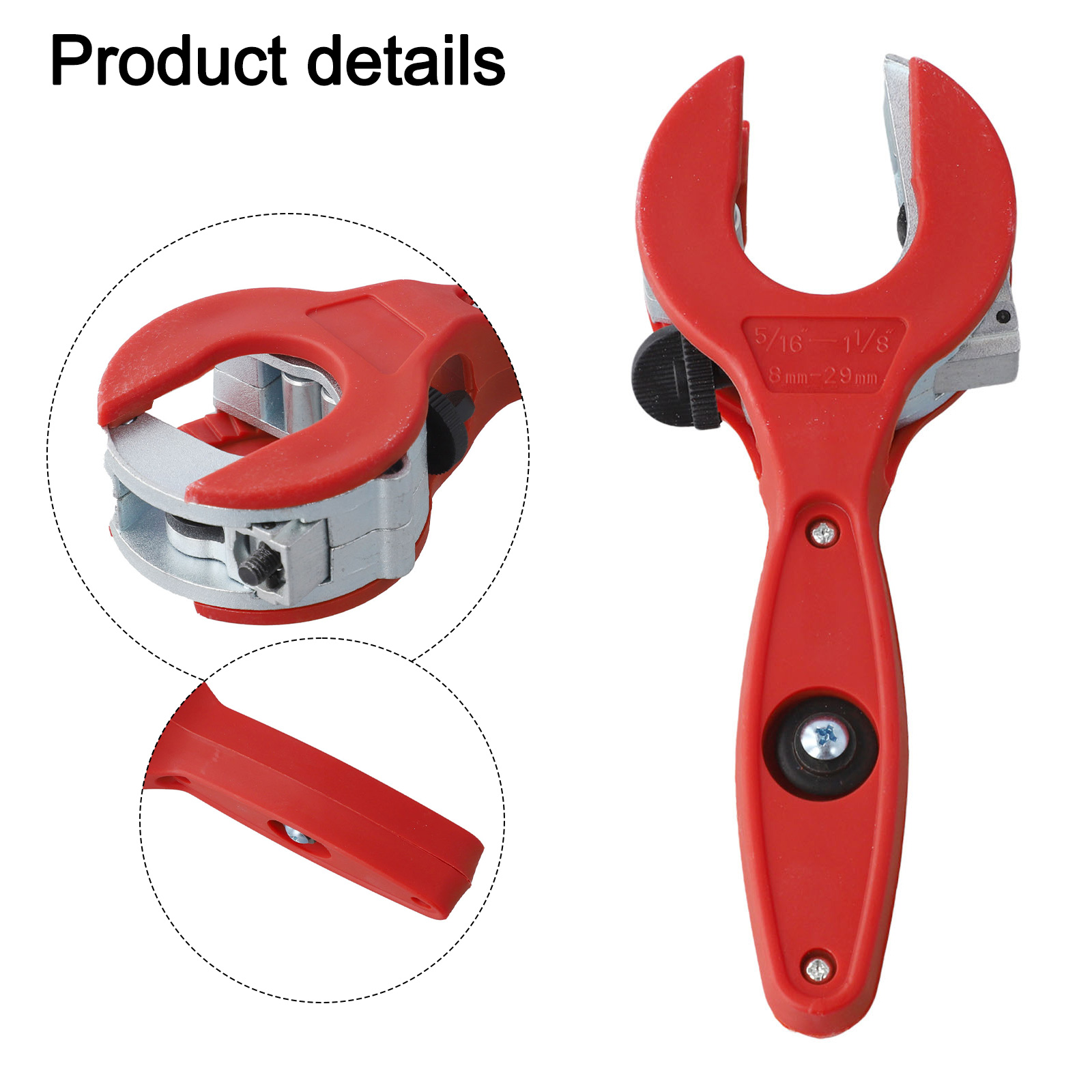 Pipe Cutter Ratchet - Kupferrohrschneider, Ratschenrohrschneider, leichte Aluminiumlegierung, präziser Schnittmechanismus,