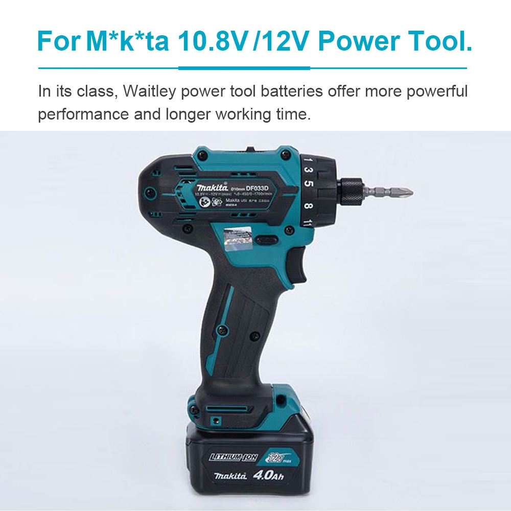 12V 4000mAh Lithium-Akku Wiede – Makita Drill Hp1640 Bewertung und Preis