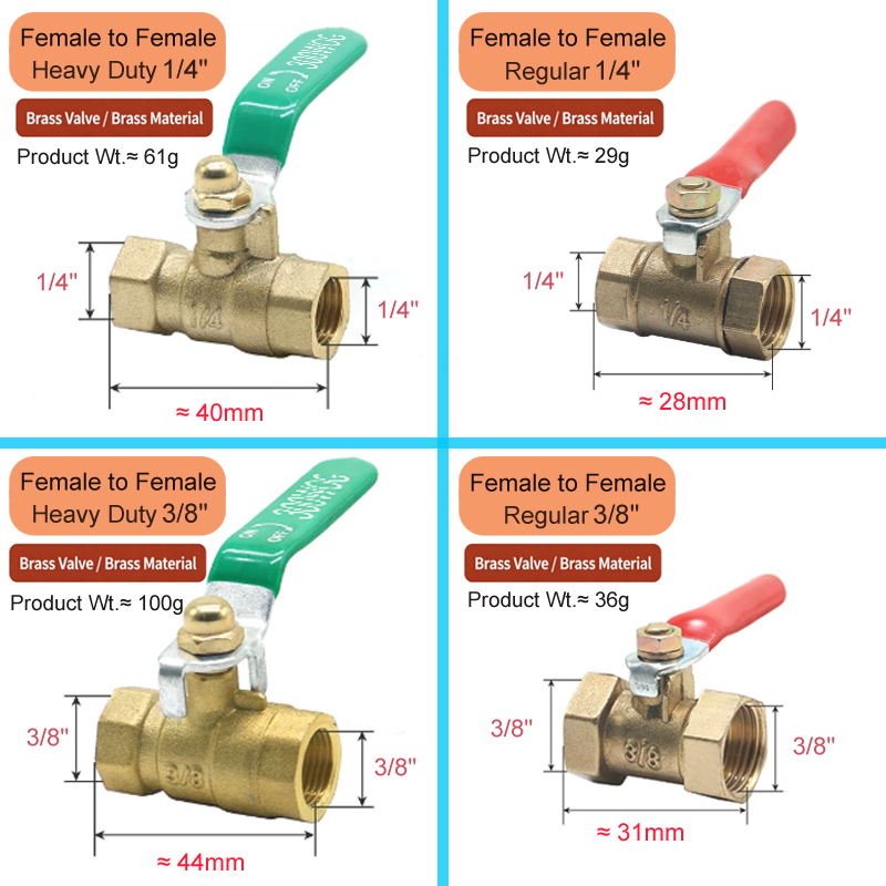 1/8' 1/4' 3/8' 1/2' Messing-Ku – Compression Fitting Brass Bewertung und Preis