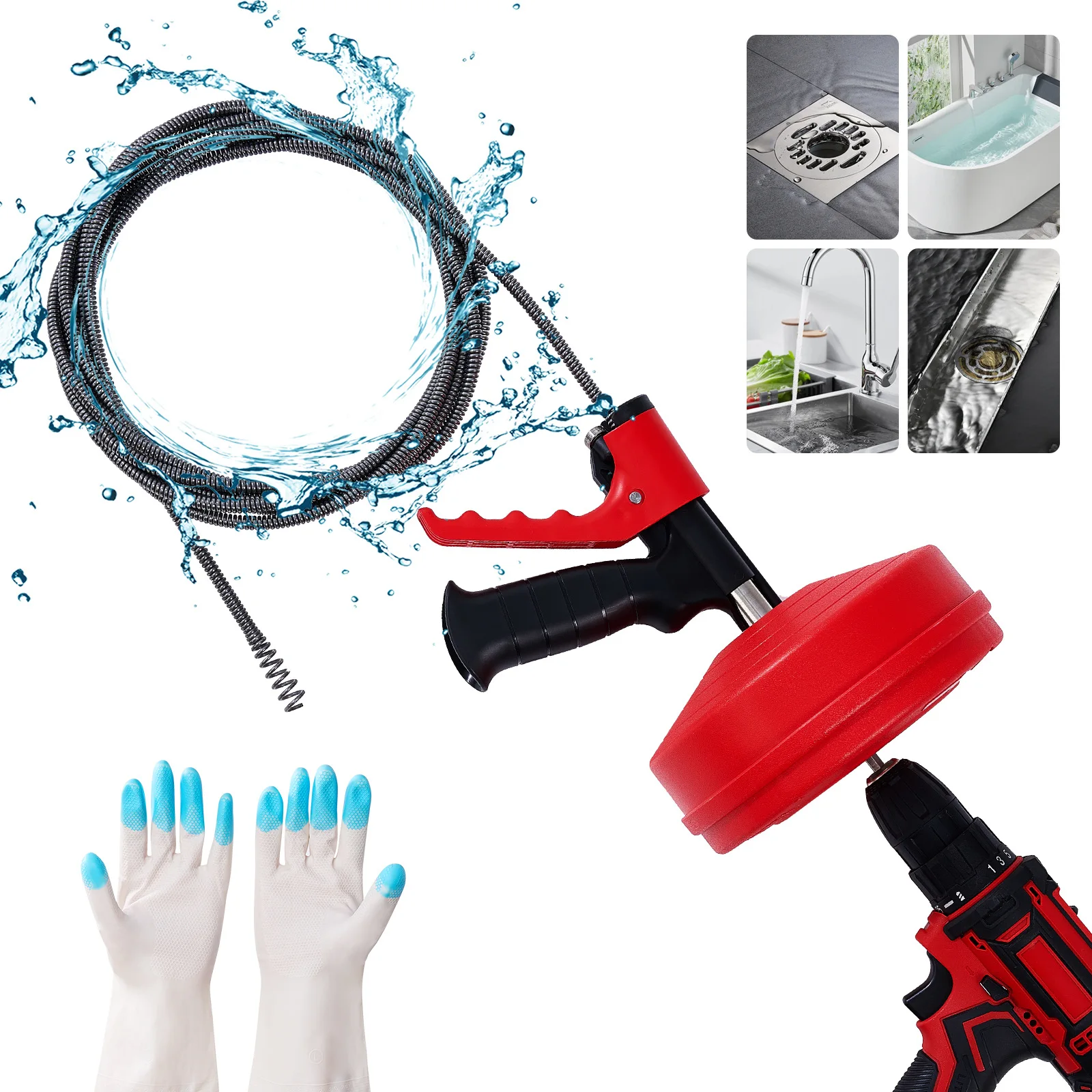 Professionelle flexible Rohrre – Drain Snake Flexible Bewertung und Preis