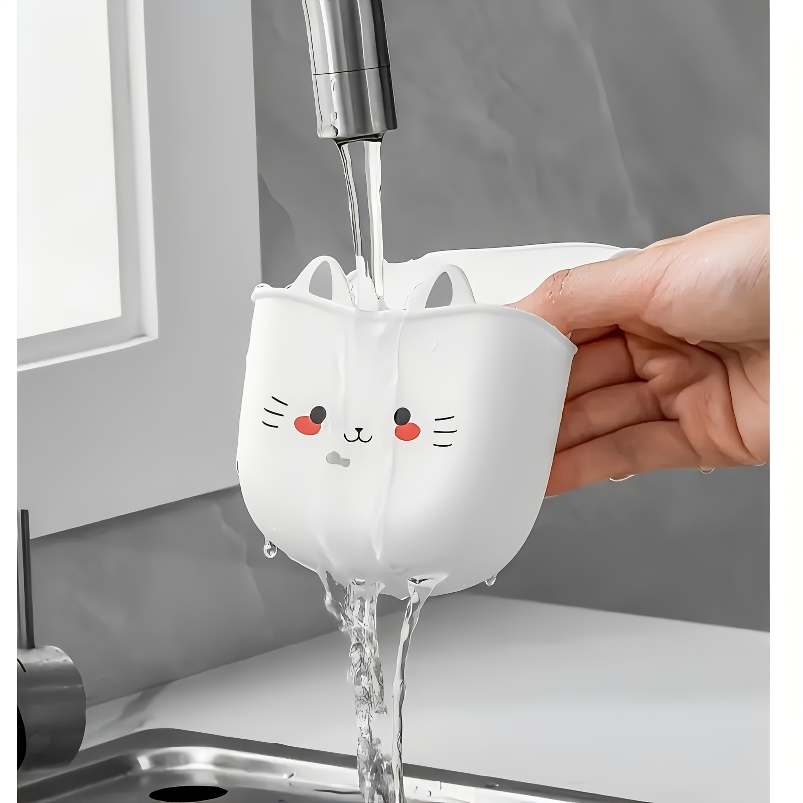 Cartoon-Katzen-Korb, weicher S – Silicone Tap Washer Bewertung und Preis
