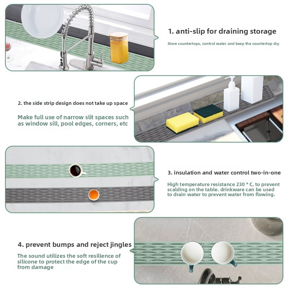 Rutschfeste Silikon-Abflusemat – Silicone Tap Washer Bewertung und Preis